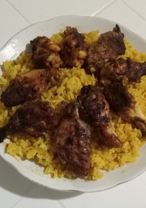 صورة لوصفة صينية رز بالأجنحة🍗