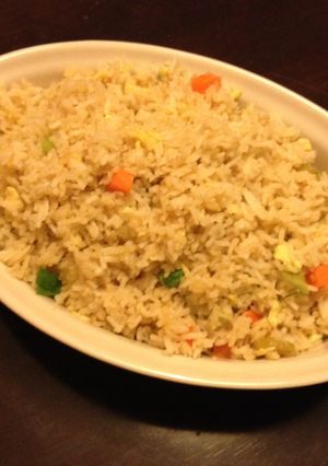A picture of Celery Fried Rice.