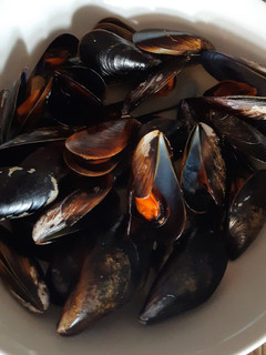Una foto de Mejillones al vapor