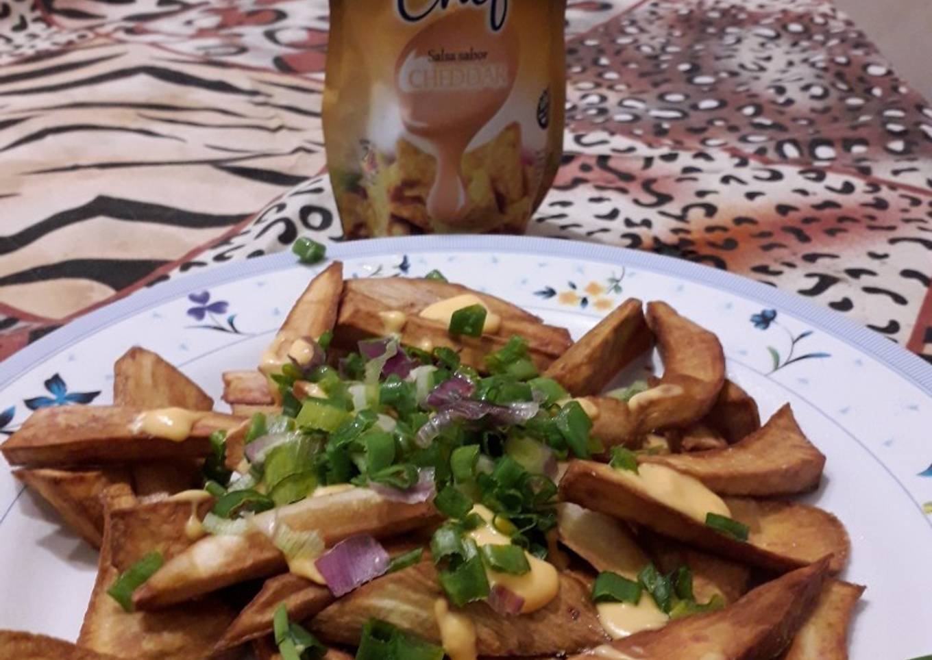 Batatas fritas con la nueva salsa Finlandia chef 🤤😍
