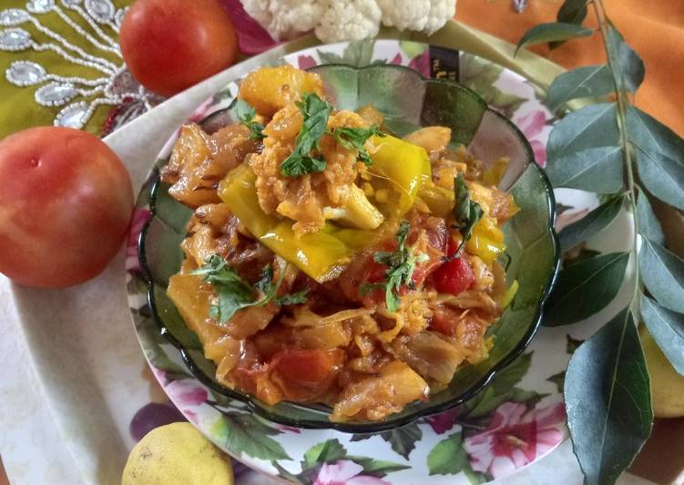 My Daughter love Pickled cauliflower curry