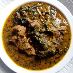 A picture of Abak Atama soup.