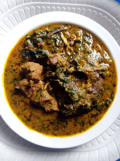 A picture of Abak Atama soup.