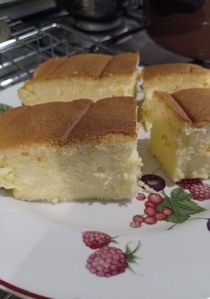 Foto resep Cheddar cheese cake 3 telur irit