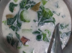 Foto resep Bobor bayam, labu siam, gambas (oyong)