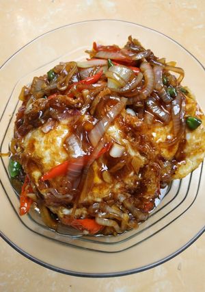 Foto resep Telor ceplok kecap