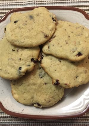 Una foto de Galletas de Almendra y Cranberries
