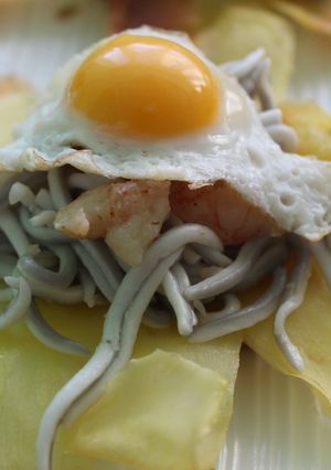 Foto principal de Cesta de gulas y langostinos