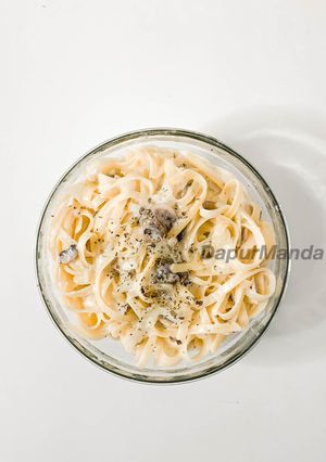 Foto resep Fettucini Carbonara