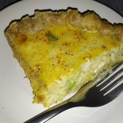 A picture of Crab & Edamame Quiche.