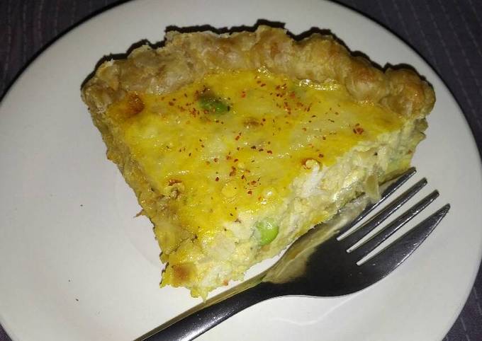 Recipe of Perfect Crab &amp; Edamame Quiche