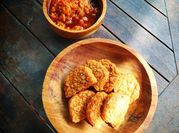 Gambar tempe goreng ketumbar