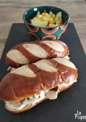 Une photo de Mauricette au poulet et sauce au fromage blanc