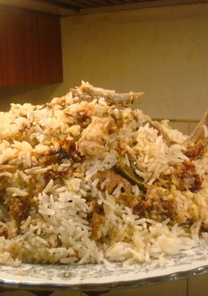 A picture of Mutton Biriyani - Kannur Style.