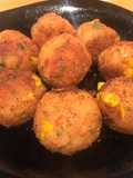 Rice & corn balls