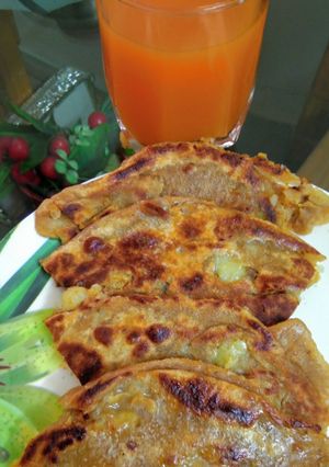 A picture of Multigrain aloo Paratha.