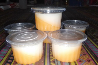 Anti Ribet, Memasak Puding Susu Lapis Mangga Ekonomis Untuk Jualan