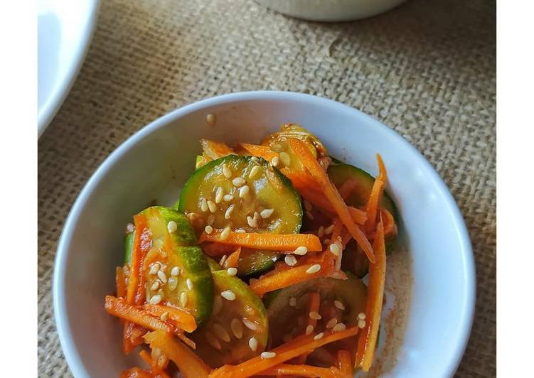 makanan OISUBAGI (kimchi timun) Anti Gagal