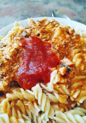 Una foto de Salsa de sardinas para pasta