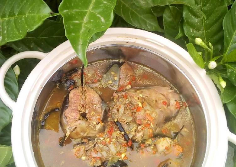 Steps to Make Homemade Cat fish pepper Soup