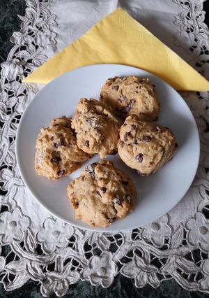 Φωτογραφία της συνταγής Soft cookies με κομμάτια σοκολάτας