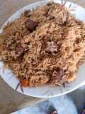 Spicy beef palao