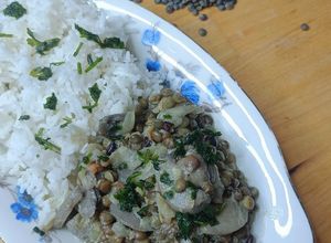 Une photo de 🍛 Dhal de lentilles vertes au lait de coco