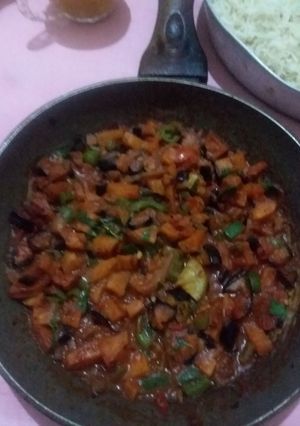 صورة لوصفة باذنجان وصفه من اختراعي