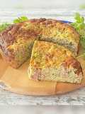 Quiche sans pâte au thon