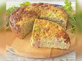 Quiche sans pâte au thon