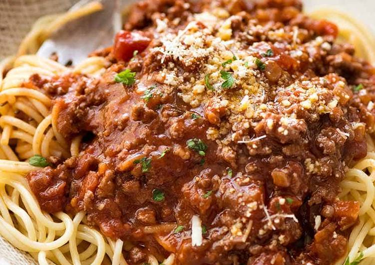 Recipe of Super Quick Homemade Spaghetti Bolognese