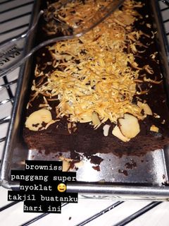 Foto resep Brownies Panggang Nyoklat Banget