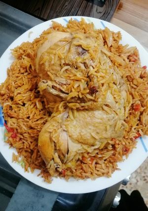 صورة لوصفة كبسة دجاج