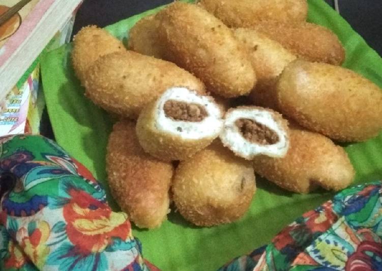 Resep Roti Goreng Abon Panir, Lezat