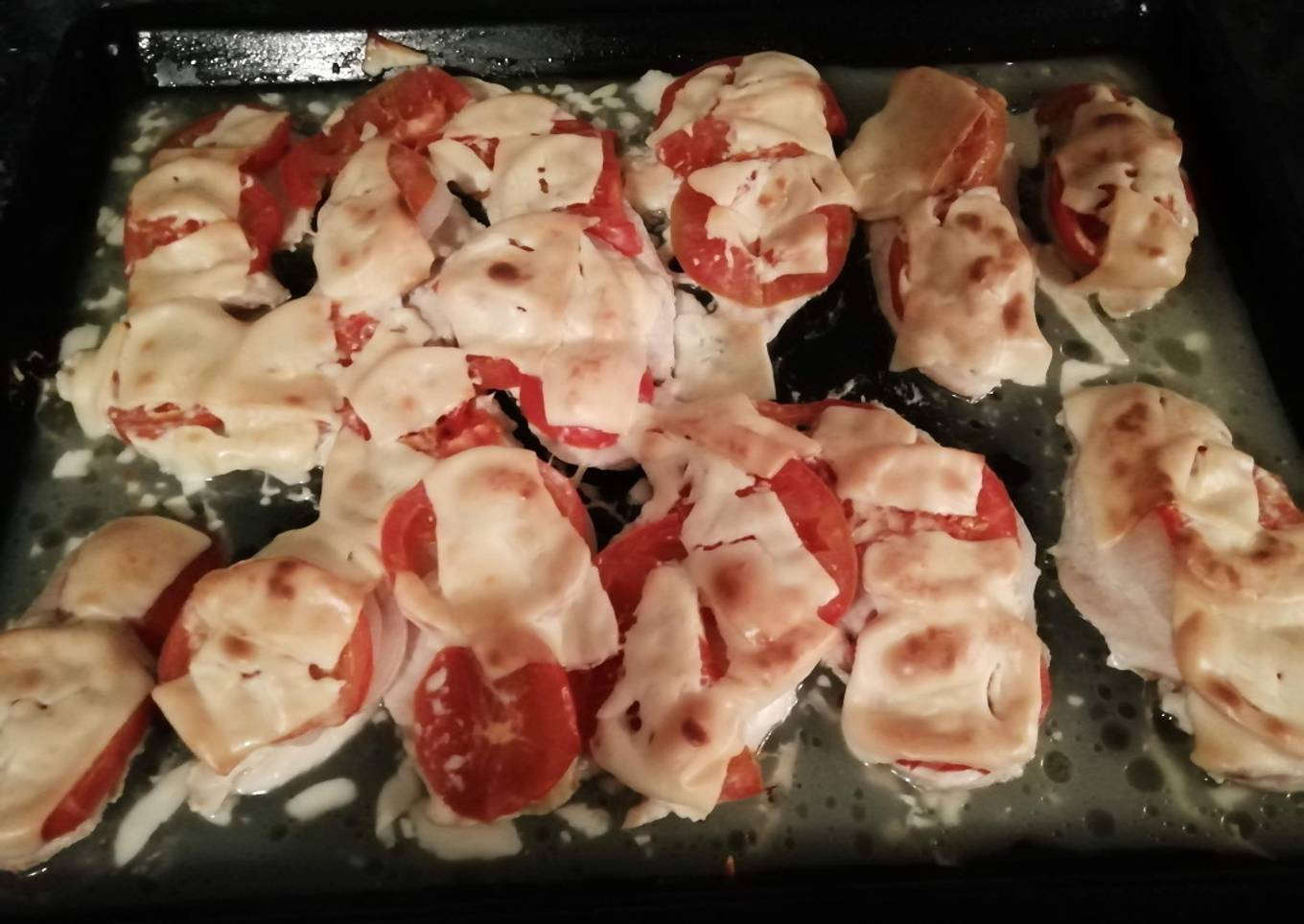 Pechugas de Pollo con queso al horno
