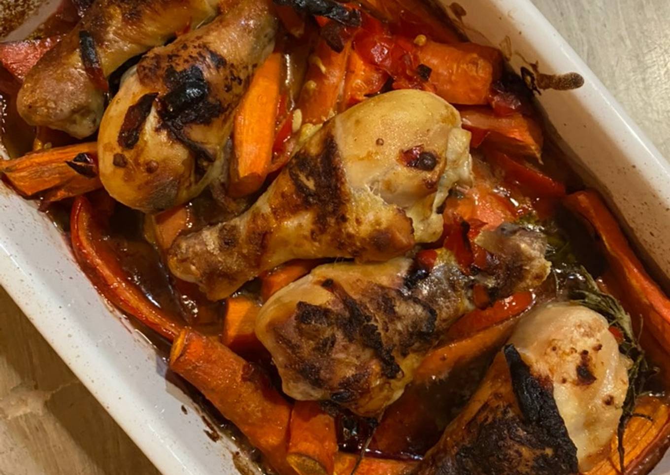Easy chicken with vegetables