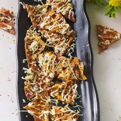 A picture of Leftover Roti Nachos.