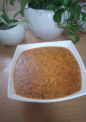 عکسی از دستور سوپ جو