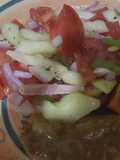 Ensalada de pepinos y tomates