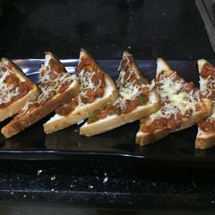 A picture of Pizza sandwiches.