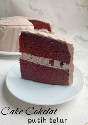 Foto resep Cake Cokelat Putih Telur