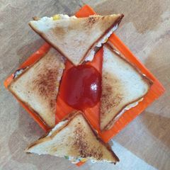A picture of Veg mayo grilled sandwich.
