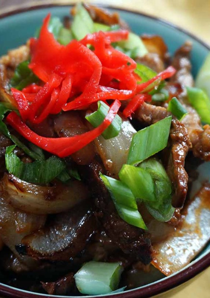 A picture of Beef Rice Bowl – Gyudon.