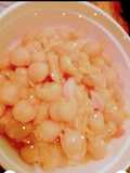 Garbanzos con salchicha y Arroz con fideos, deli.!!!😋