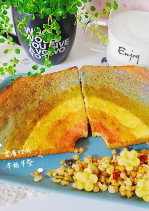 彩虹奶酥吐司 的食譜成品照片