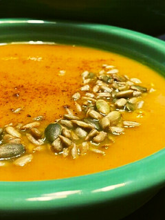 A picture of Autumn Squash Soup: A Vegan Panera Copycat Recipe.