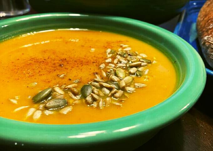 Autumn Squash Soup: A Vegan Panera Copycat Recipe