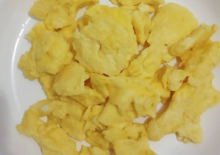 dari awal hingga akhir Membuat Scramble Egg yang Bisa Manjain Lidah