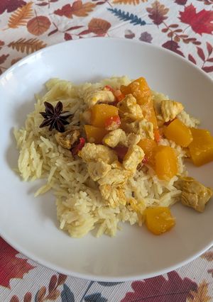 Sütőtökös curry recept fotója