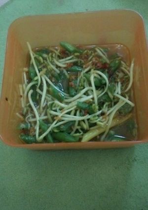 Foto resep Tumis buncis toge mix ala anak kos